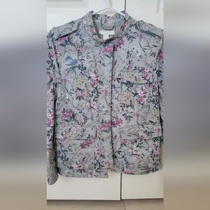 H&M jacket flower detail